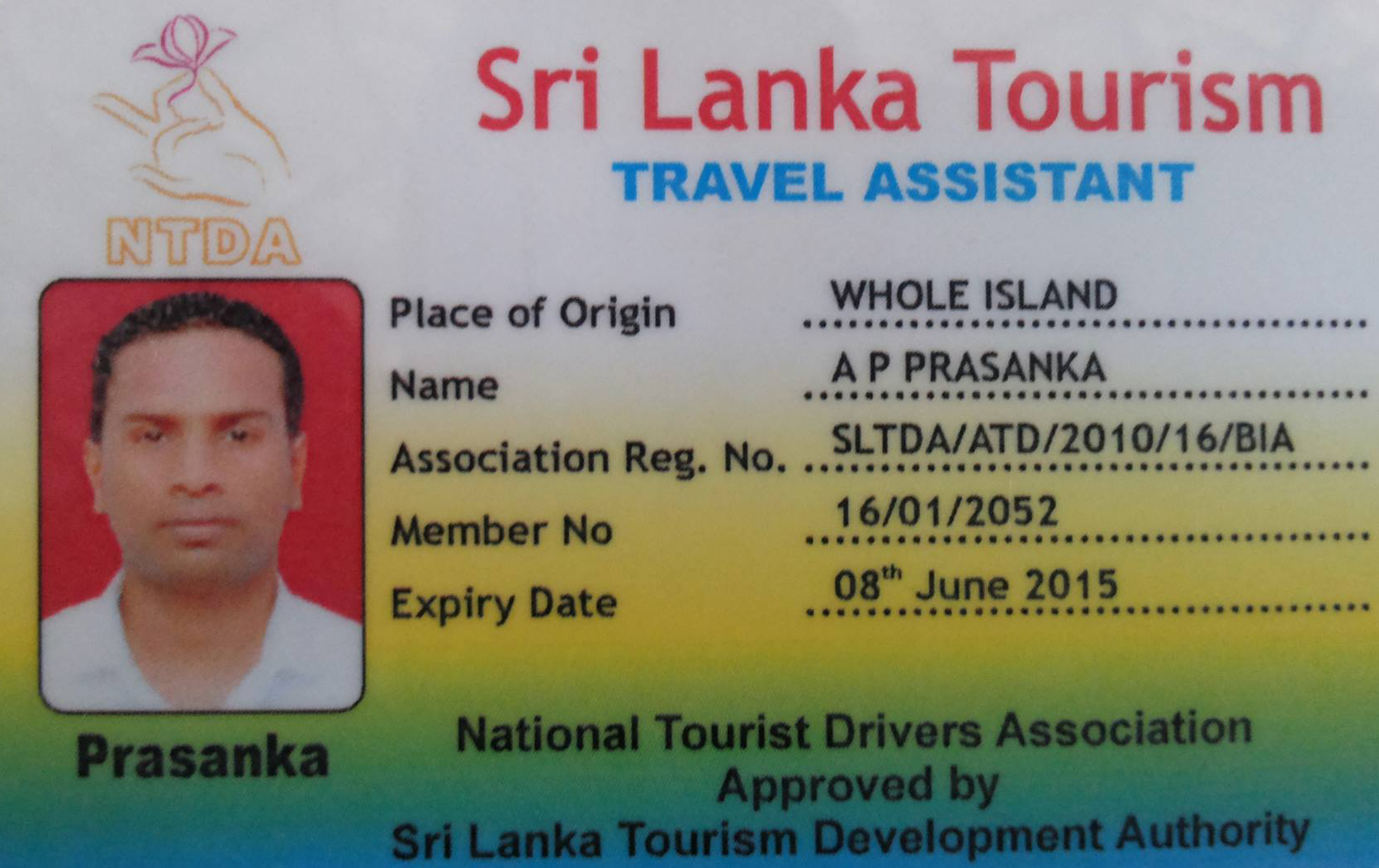 Tourist licence